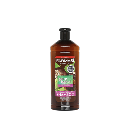 Pure Herbal Kuru Yıpranmış ve Boyalı Saçlar İçin Şampuan